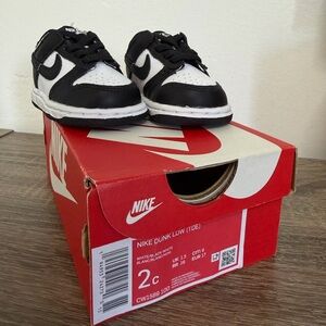 Nike Kids Black and White Sneakers